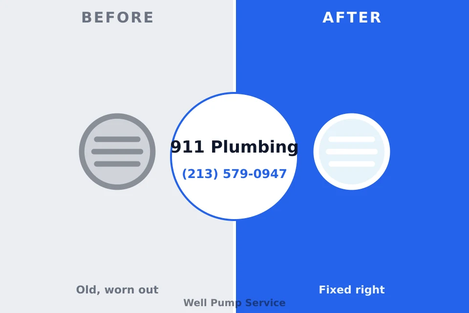 Before and after: plumbing repair Connelly Springs, NC